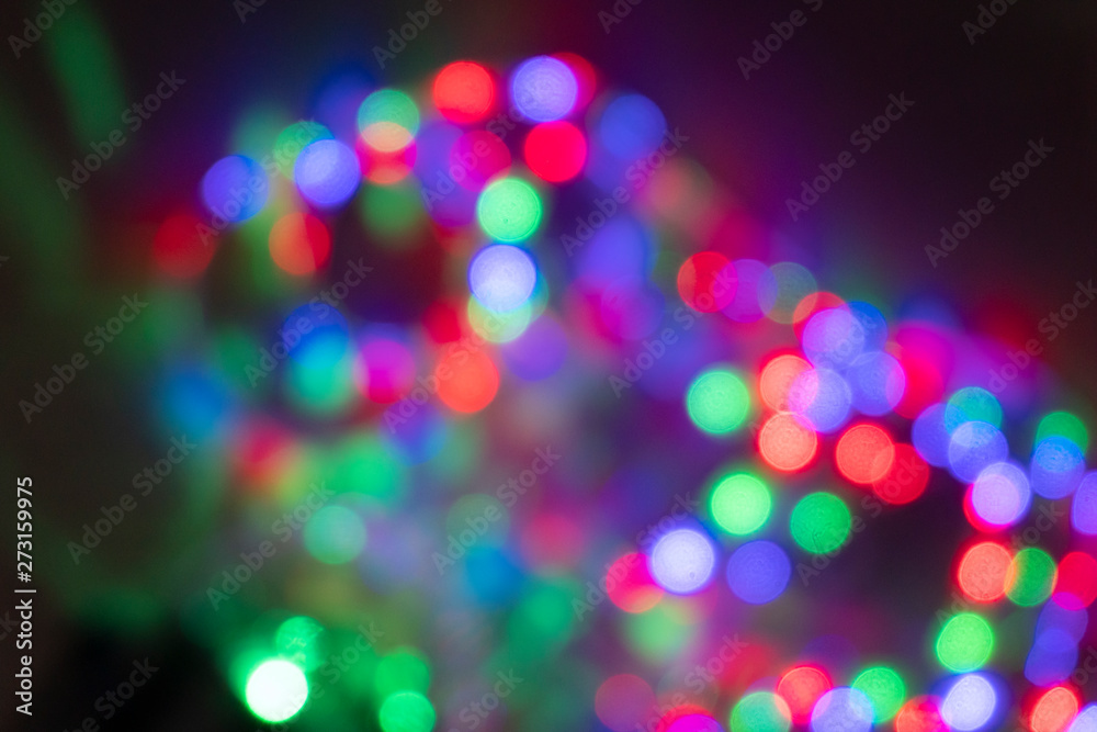 Bokeh lights on the background