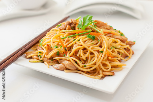 chicken fried noodles
