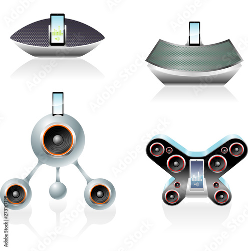Music Speaker Dock Modern Design