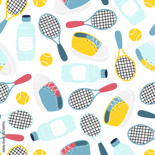  Vector illustration of sport equipment