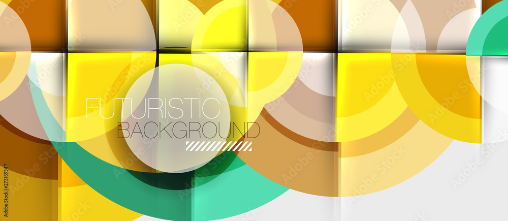 Geometric design abstract background - circles Geometric design abstract background - circles