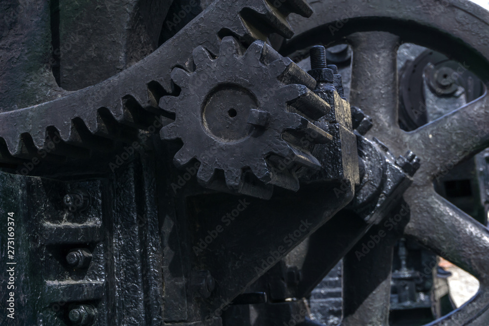 fragment of a huge steam era mechanism fragment of a huge steam era mechanism
