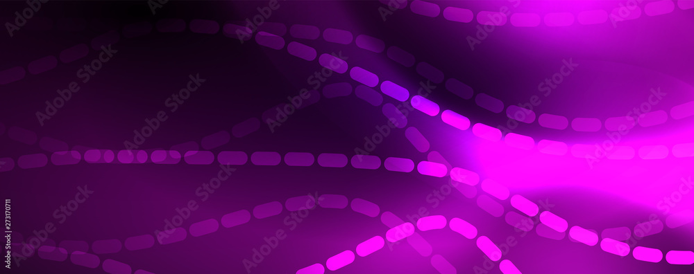 Neon vector wave lines abstract background, magic futuristic techno design Neon vector wave lines abstract background, magic futuristic techno design