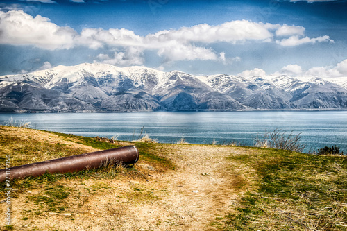 view of lake sevan spring