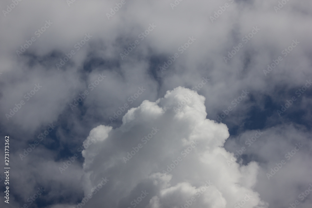 Obraz premium Cloud Scape Cloud from Tropical Sky.