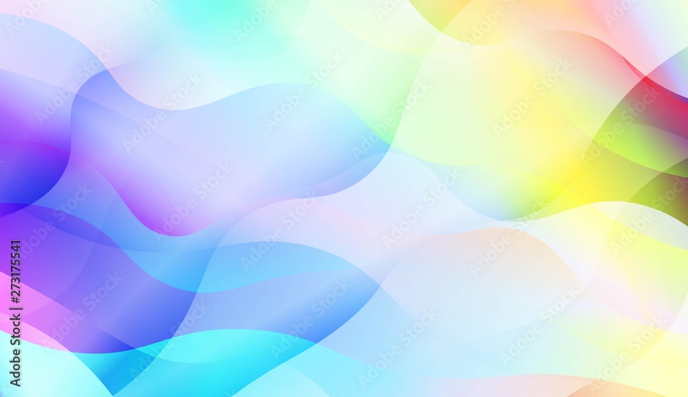 Obraz premium Template Abstract Background With Curves Lines, Wave Shape. Modern Screen Gradient Design. For Greeting Card, Flyer, Poster, Brochure, Banner Calendar. Vector Illustration.