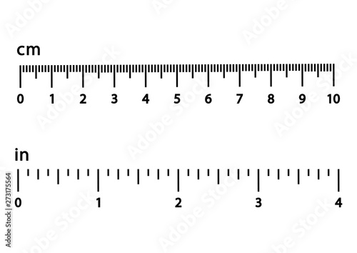 Premium Vector  Measuring scale black scale for rulers different units of  measurement rulers set