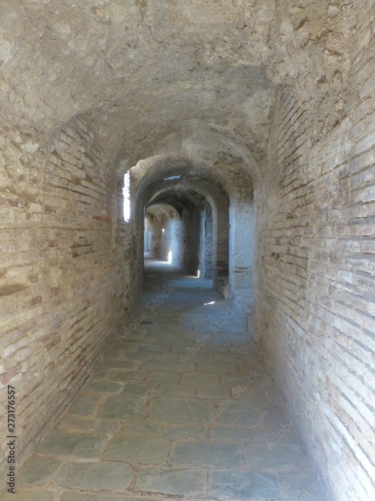 Roman ruins of Italica. Santiponce. Sevilla. Andalusia.Spain