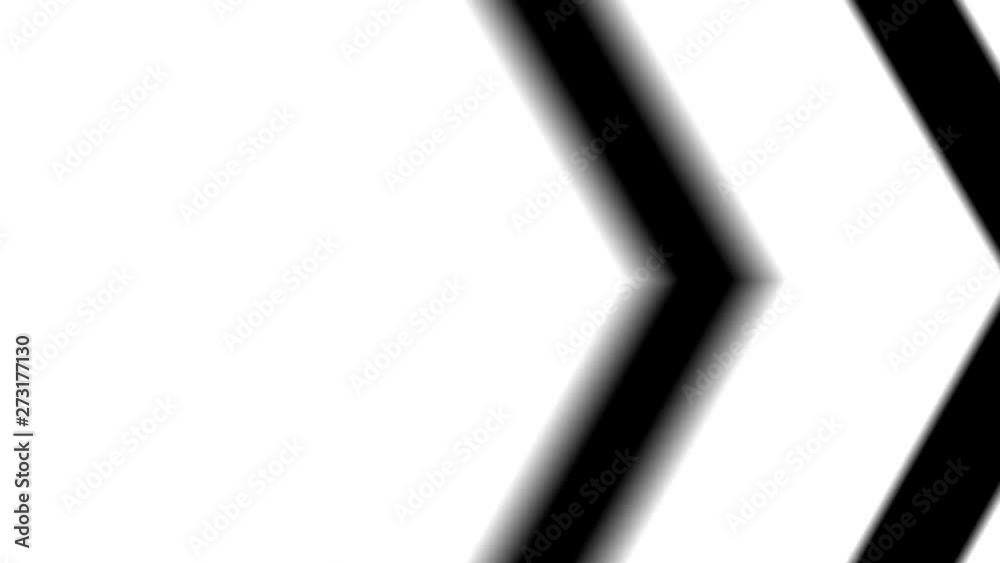 Dynamic Action Arrows Background Transition/ 4k animation of black and white flat design arrows transition background, with in and out going forward and backward