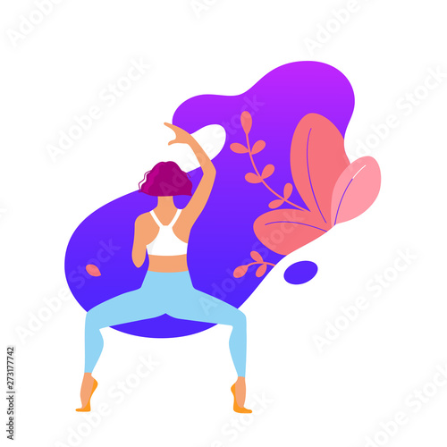 Illustrations for beauty, spa, wellness, natural products, cosmetics, body care, fitness isolated on white background. Flat illustration concepts for website and mobile website development. - Vector