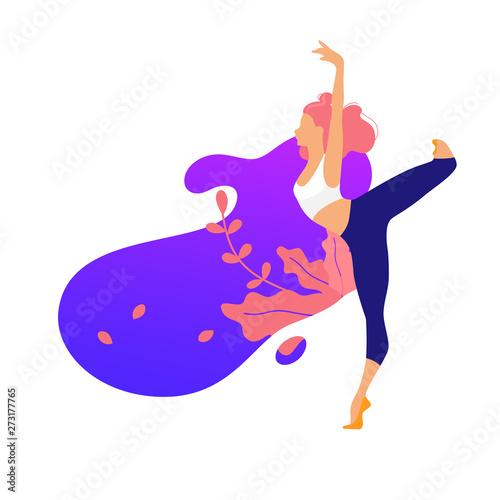 Illustrations for beauty, spa, wellness, natural products, cosmetics, body care, fitness isolated on white background. Flat illustration concepts for website and mobile website development. - Vector