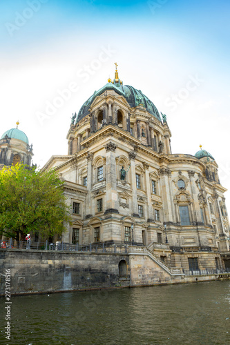 Berlin Cathedral next to the Spree River