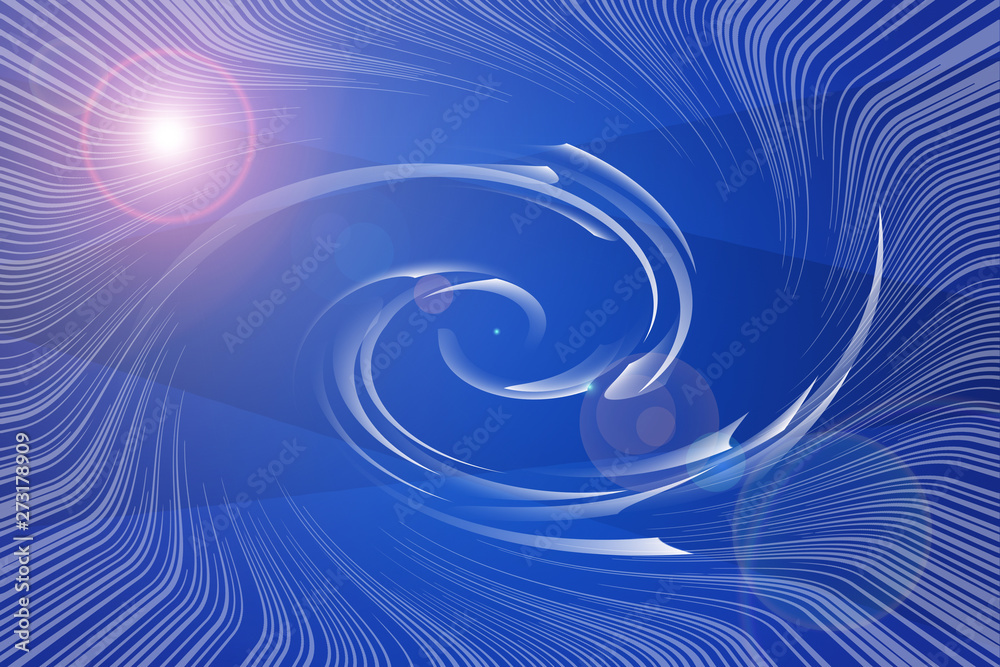 Fototapeta premium abstract, blue, design, wave, lines, line, curve, light, pattern, illustration, backdrop, wallpaper, technology, motion, digital, art, waves, space, futuristic, texture, fractal, gradient, graphic