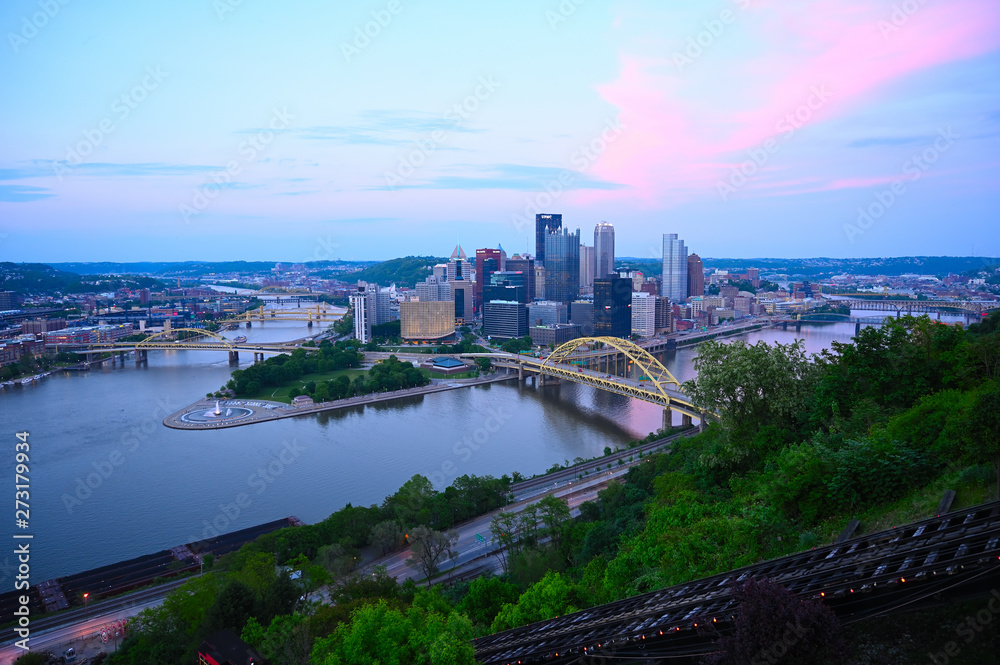Pittsburgh by night!