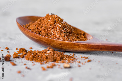Fototapeta Naklejka Na Ścianę i Meble -  BBQ Rub on a Wood Spoon