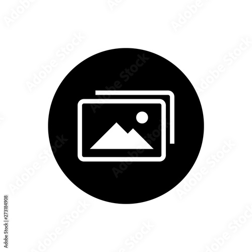 Picture icon vector. photo gallery icon vector