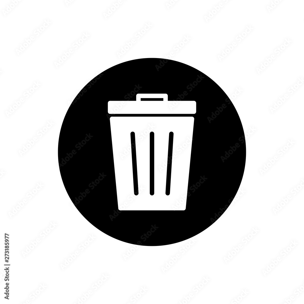 Trash icon. trash can icon. Delete icon vector Trash icon. trash can icon. Delete icon vector