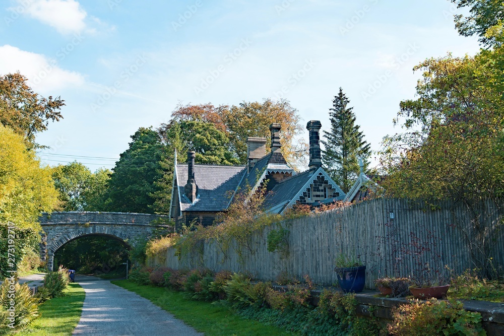 Autumn approaches Little Longstone Station, on the Monsal Trail, Derbyshire Autumn approaches Little Longstone Station, on the Monsal Trail, Derbyshire