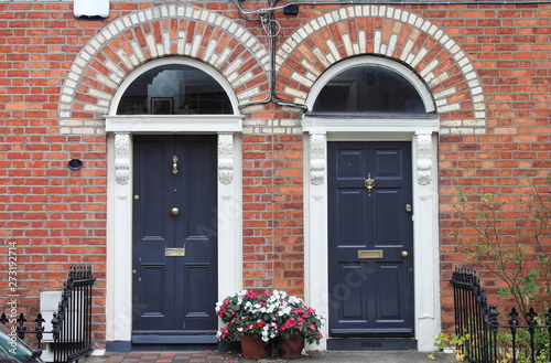 Sticker Georgian doors in Dublin, Ireland