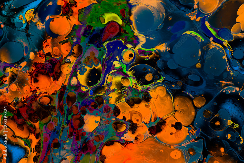 Abstract marbling art patterns as colorful background Abstract marbling art patterns as colorful background