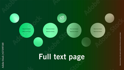 Brochure cover infographics used in marketing and advertising