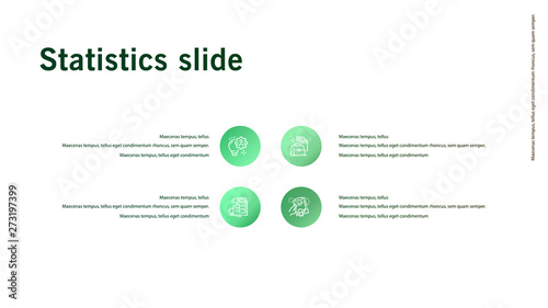 Brochure cover infographics used in marketing and advertising