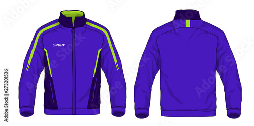 Vector illustration of sport jacket 
