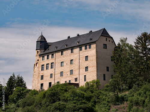 Burg Schadeck in Runkel an der Lahn in Hessen, Deutschland 