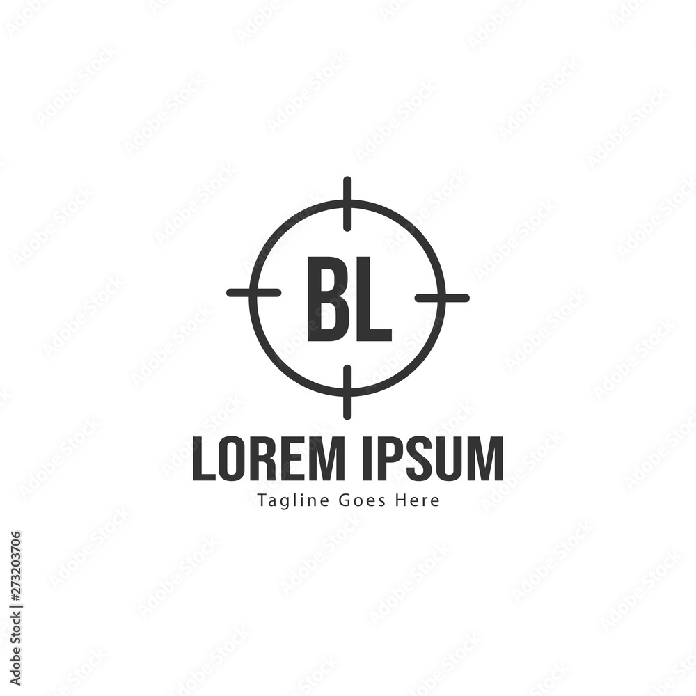 BL Letter Logo Design. Creative Modern BL Letters Icon Illustration BL Letter Logo Design. Creative Modern BL Letters Icon Illustration
