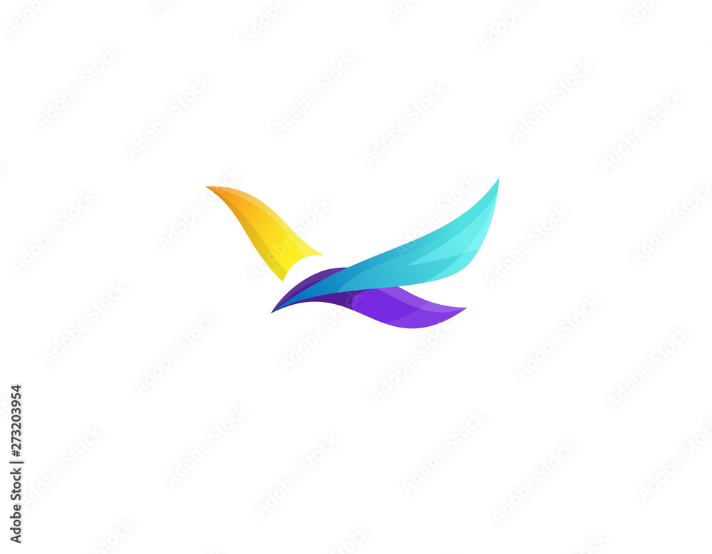 Obraz premium bird design logo 