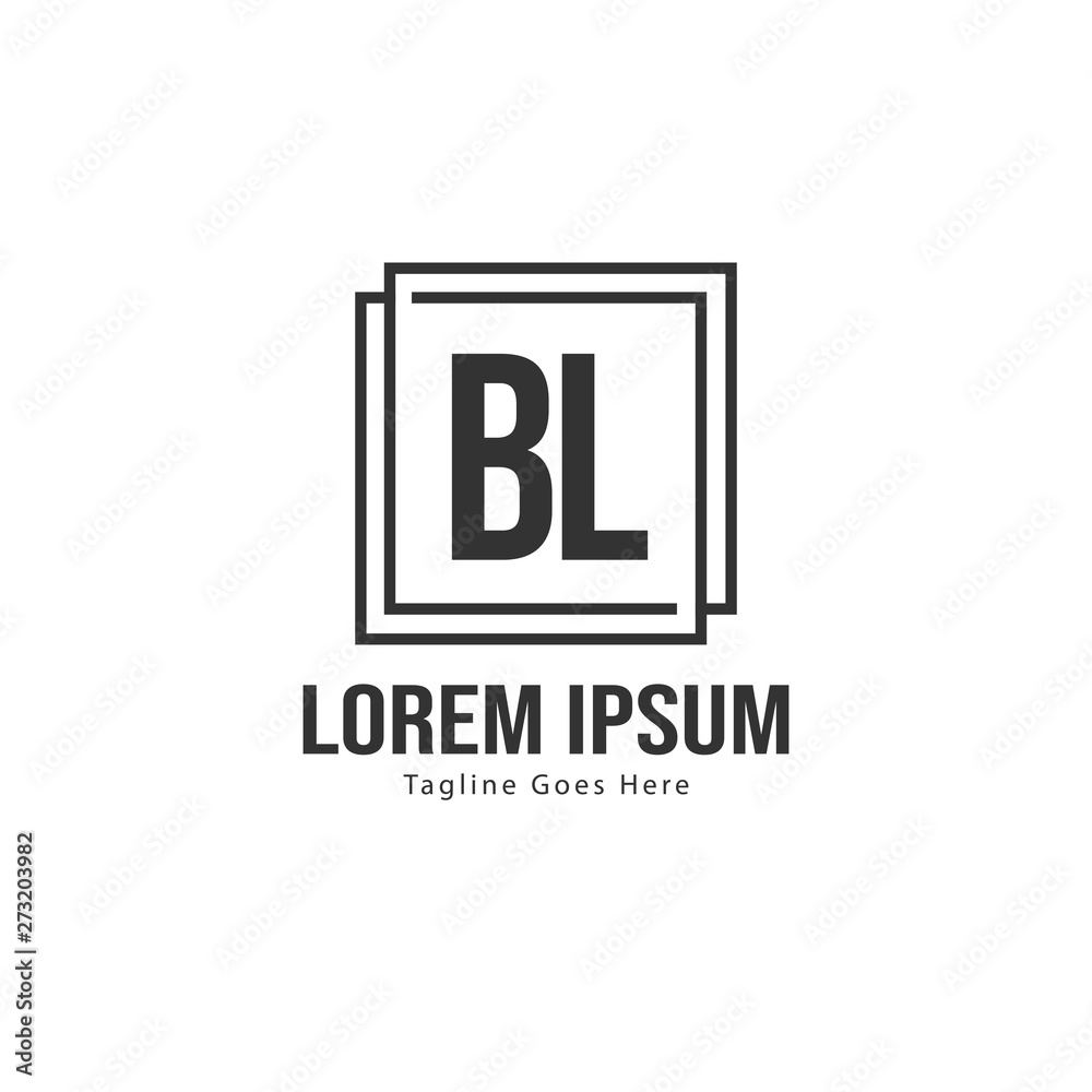 BL Letter Logo Design. Creative Modern BL Letters Icon Illustration BL Letter Logo Design. Creative Modern BL Letters Icon Illustration