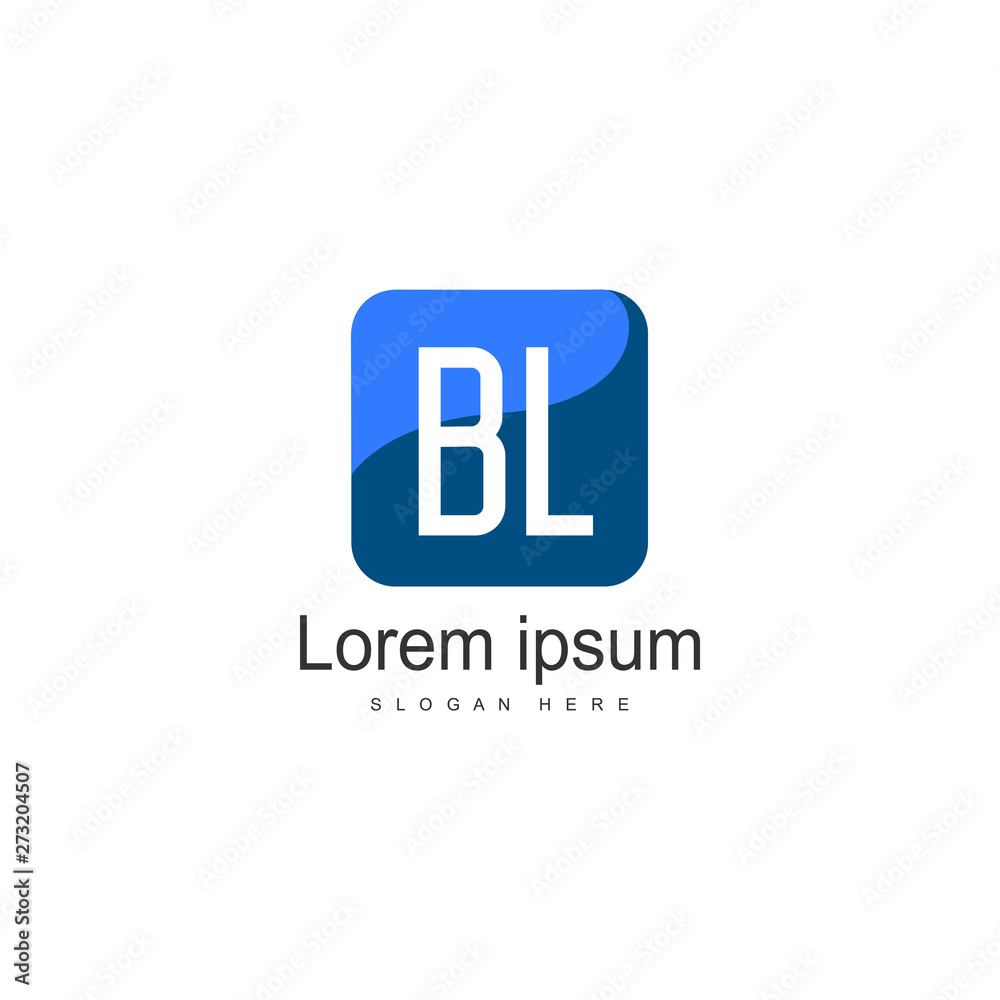 BL Letter Logo Design. Creative Modern BL Letters Icon Illustration BL Letter Logo Design. Creative Modern BL Letters Icon Illustration