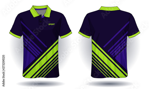 T-shirt polo design, Sport jersey template. 