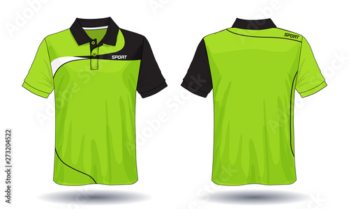 T-shirt polo design, Sport jersey template. 