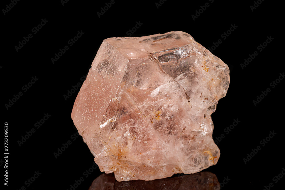 Macro tourmaline mineral stone on black Macro tourmaline mineral stone on black