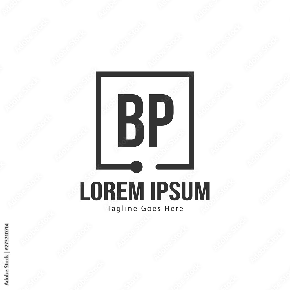 BP Letter Logo Design. Creative Modern BP Letters Icon Illustration BP Letter Logo Design. Creative Modern BP Letters Icon Illustration
