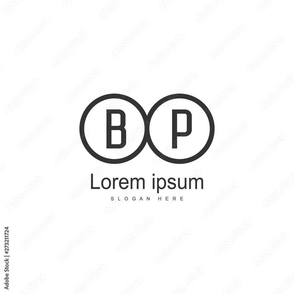 BP Letter Logo Design. Creative Modern BP Letters Icon Illustration BP Letter Logo Design. Creative Modern BP Letters Icon Illustration