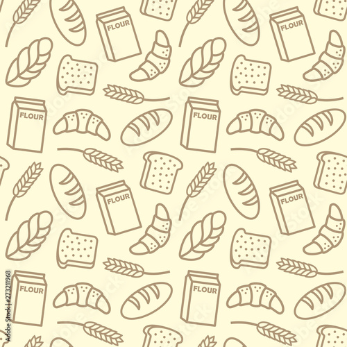 Bakery pattern outline
