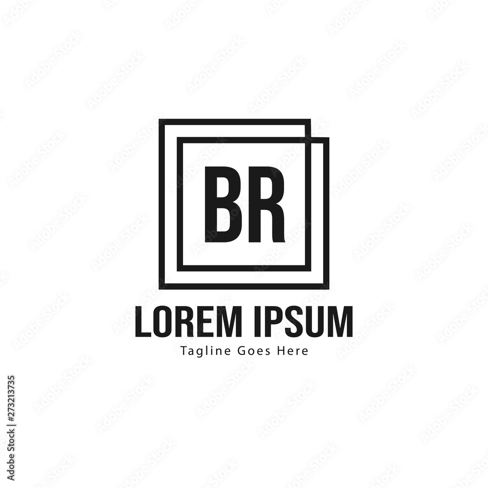 BR Letter Logo Design. Creative Modern BR Letters Icon Illustration BR Letter Logo Design. Creative Modern BR Letters Icon Illustration
