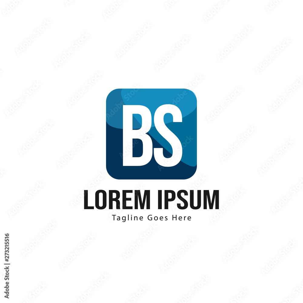 BS Letter Logo Design. Creative Modern BS Letters Icon Illustration BS Letter Logo Design. Creative Modern BS Letters Icon Illustration