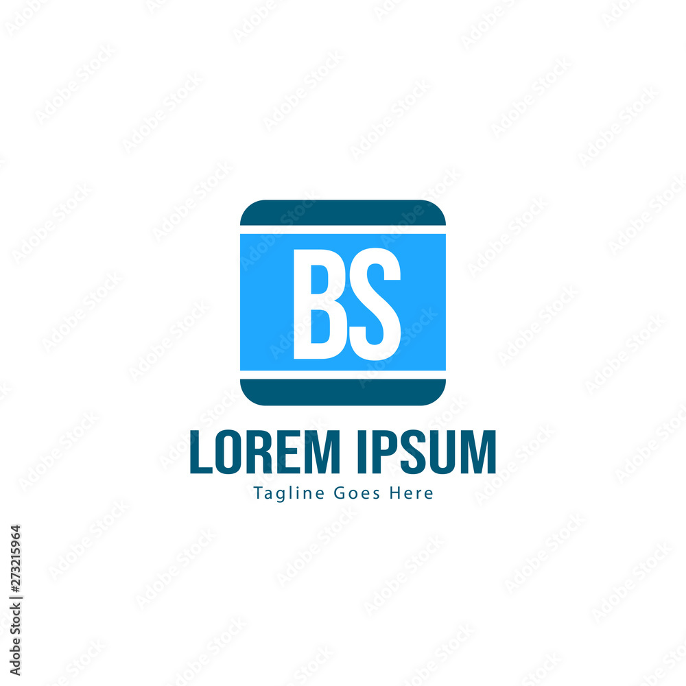 BS Letter Logo Design. Creative Modern BS Letters Icon Illustration BS Letter Logo Design. Creative Modern BS Letters Icon Illustration