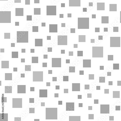 Random squares pattern. Abstract background. Geometrical square elements texture.