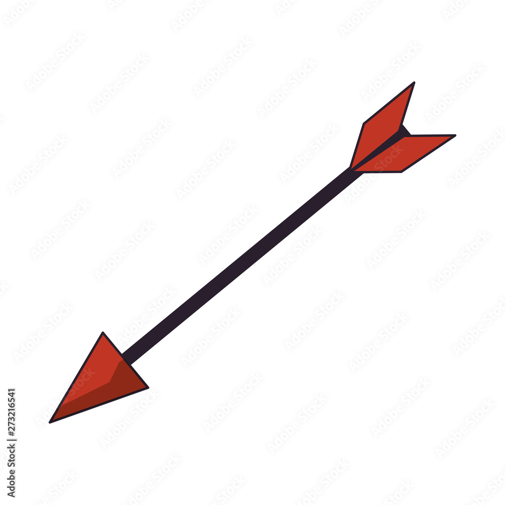 Videogame bow arrow weapon isolated Videogame bow arrow weapon isolated
