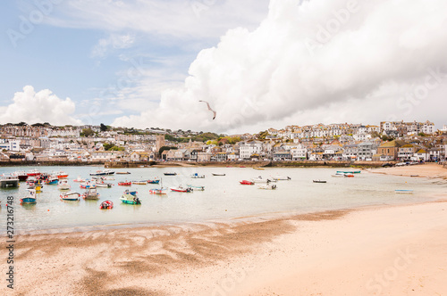 St. Ives, Cornwall, Küste, Fischerhafen, Fischerdorf, Boote, Südengland photo