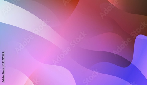 Abstract Shiny Waves. Design For Your Header Page  Ad  Poster  Banner. Vector Illustration with Color Gradient.