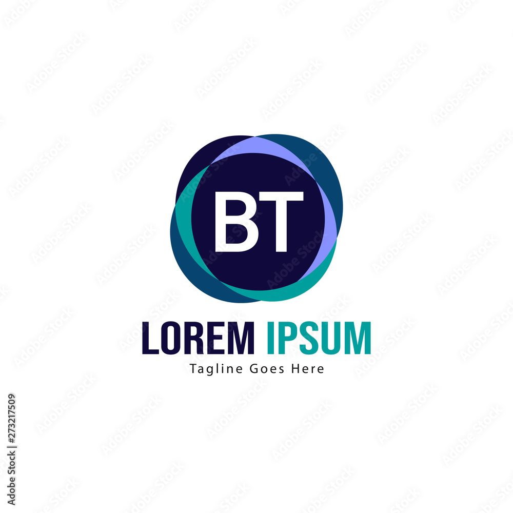 BT Letter Logo Design. Creative Modern BT Letters Icon Illustration BT Letter Logo Design. Creative Modern BT Letters Icon Illustration
