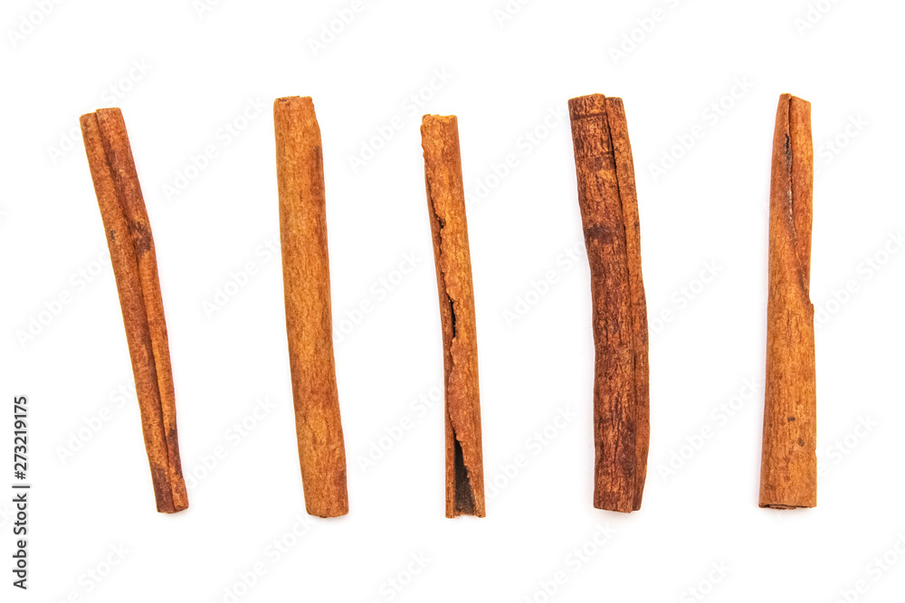 cinnamon sticks on a white background, candiedness, isolate for designers cinnamon sticks on a white background, candiedness, isolate for designers