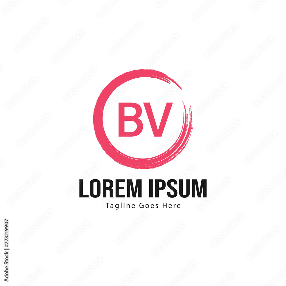 BV Letter Logo Design. Creative Modern BV Letters Icon Illustration BV Letter Logo Design. Creative Modern BV Letters Icon Illustration
