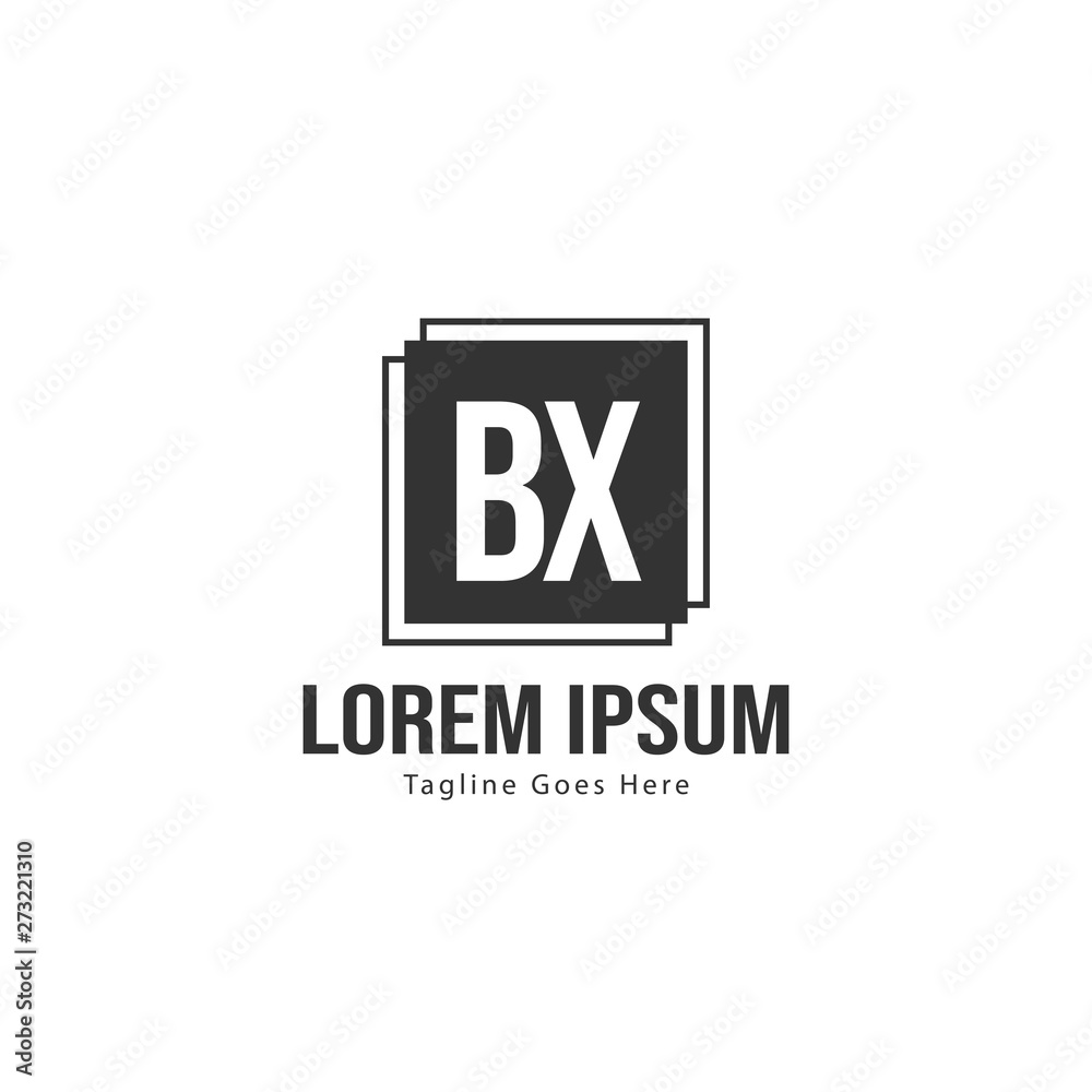 BX Letter Logo Design. Creative Modern BX Letters Icon Illustration BX Letter Logo Design. Creative Modern BX Letters Icon Illustration