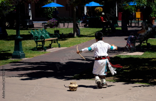 Native American child dancer